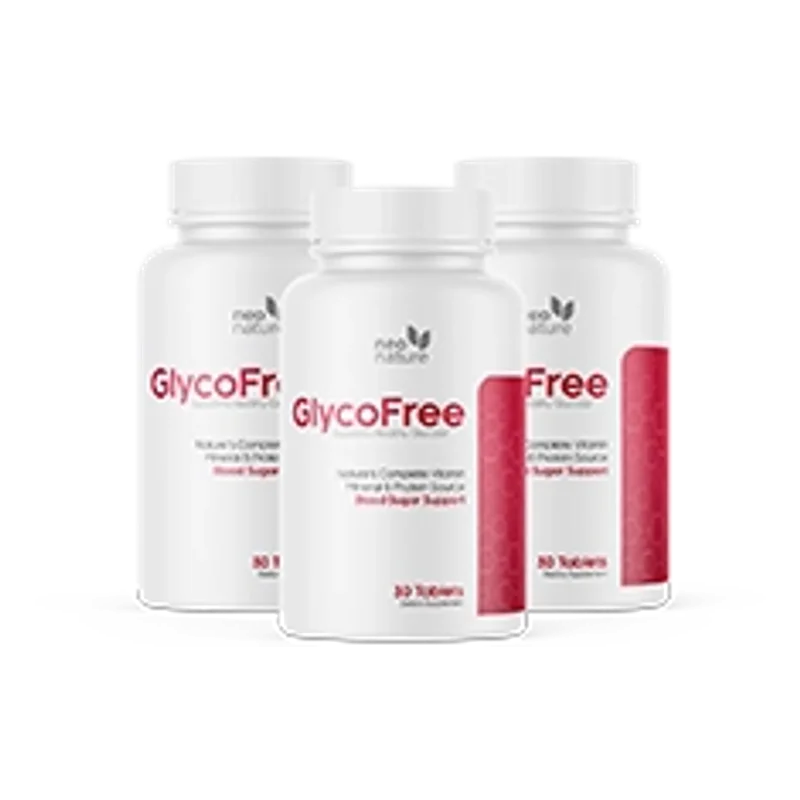 GlycoFree Natural Blood Sugar Formula — 3 Bottle / 90 Day Pack