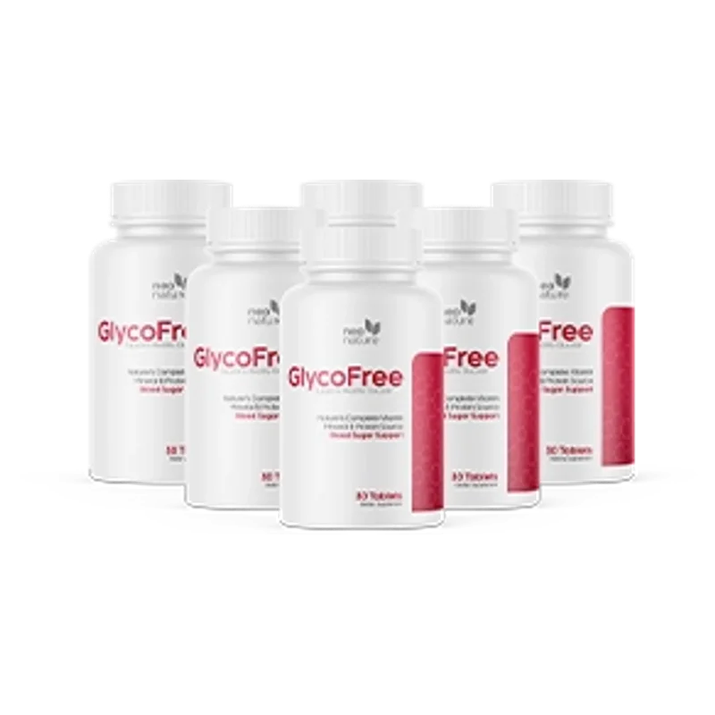 GlycoFree Natural Blood Sugar Formula — 6 Bottle / 180 Day Pack