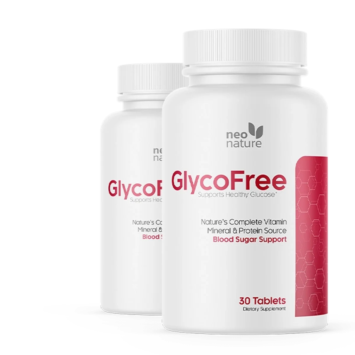 GlycoFree Natural Blood Sugar Formula — Front Label